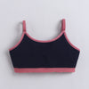 BUMZEE Navy & Mauve Girls Cotton Non Padded Beginners Bra Pack of 2