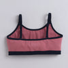 BUMZEE Navy & Mauve Girls Cotton Non Padded Beginners Bra Pack of 2