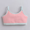 BUMZEE Pink & Mint Green Girls Cotton Non Padded Beginners Bra Pack of 2