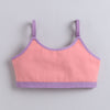 BUMZEE Peach & Lavender Girls Cotton Non Padded Beginners Bra Pack of 2