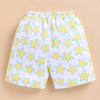 BUMZEE Off White & Blue Boys Shorts Pack Of 2