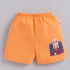 BUMZEE Orange & Sky Blue Boys Shorts Pack Of 2