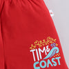 BUMZEE Red & White Boys Shorts Pack Of 2