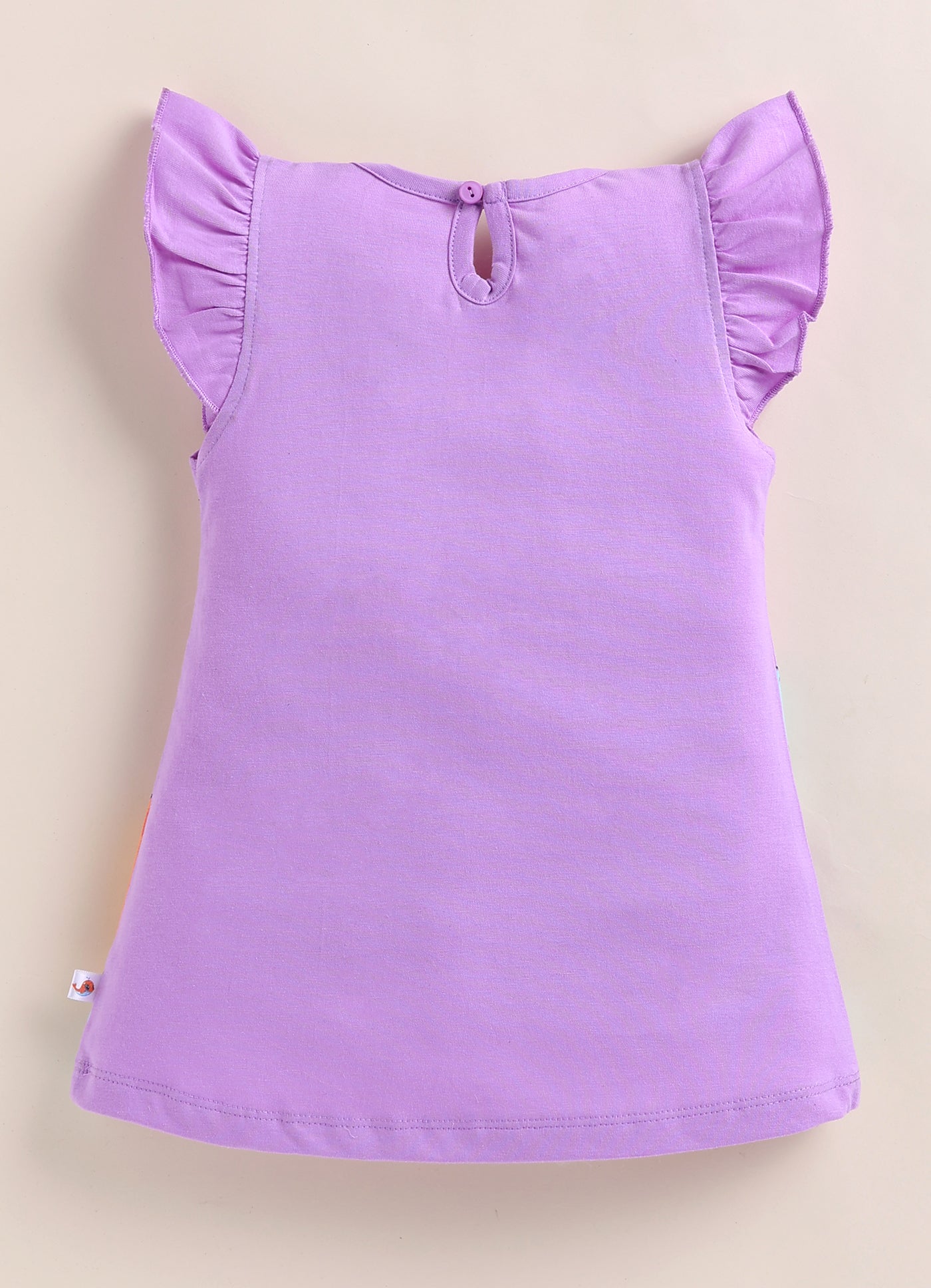 Lavender Girls Cap Sleeves Frock / Dress