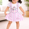 White Girls Cap Sleeves Frock / Dress