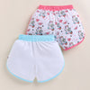 BUMZEE White Girls Shorts Pack Of 2