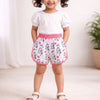 BUMZEE White Girls Shorts Pack Of 2
