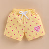BUMZEE Yellow & Lavender Girls Shorts Pack Of 2