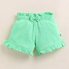 BUMZEE Green & Navy Girls Shorts Pack Of 2