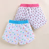 BUMZEE White Girls Shorts Pack Of 2