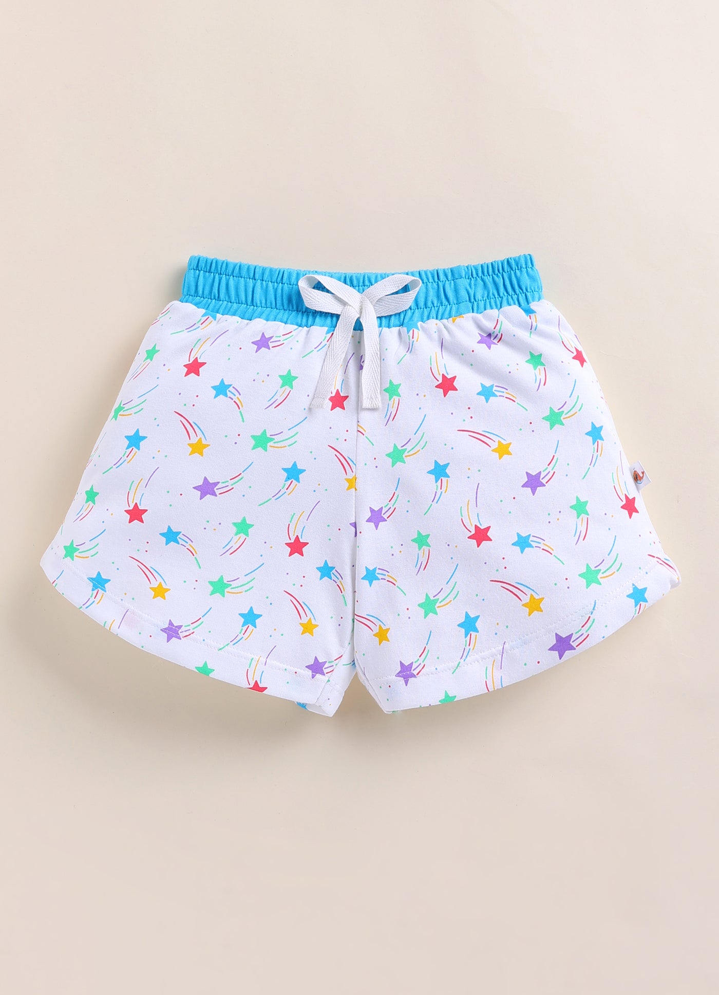 BUMZEE White Girls Shorts Pack Of 2