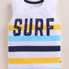 BUMZEE Yellow & White Boys Sleeveless Cotton T-Shirts Pack Of 2