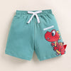 BUMZEE Green & Grey Boys Shorts Pack Of 2