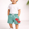 BUMZEE Green & Grey Boys Shorts Pack Of 2