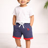 BUMZEE Green & Grey Boys Shorts Pack Of 2