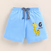 BUMZEE Orange & Sky Blue Boys Shorts Pack Of 2