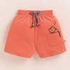 BUMZEE Orange & Sky Blue Boys Shorts Pack Of 2