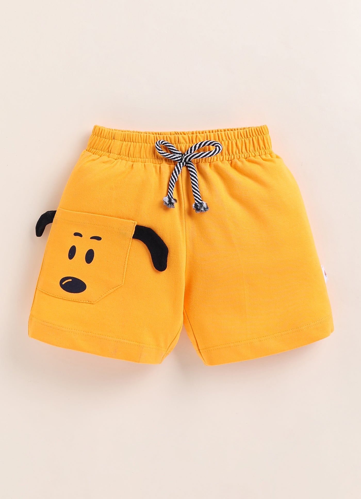 BUMZEE Yellow & Navy Boys Shorts Pack Of 2