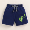 BUMZEE Yellow & Navy Boys Shorts Pack Of 2