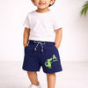 BUMZEE Yellow & Navy Boys Shorts Pack Of 2