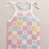 Girls Sleeveless Pure Cotton Muslin Knot Jabla Pink & White Pack of 3