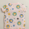 Pink Baby Girls Half Sleeves Pure Cotton Muslin Jabla & Short Set