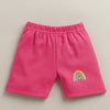 BUMZEE Lavender & Pink Baby Boys Half Sleeves Jabla & Short Set