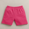 BUMZEE Lavender & Pink Baby Boys Half Sleeves Jabla & Short Set