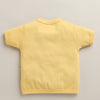 BUMZEE Yellow & Coral Baby Boys Half Sleeves Jabla & Short Set