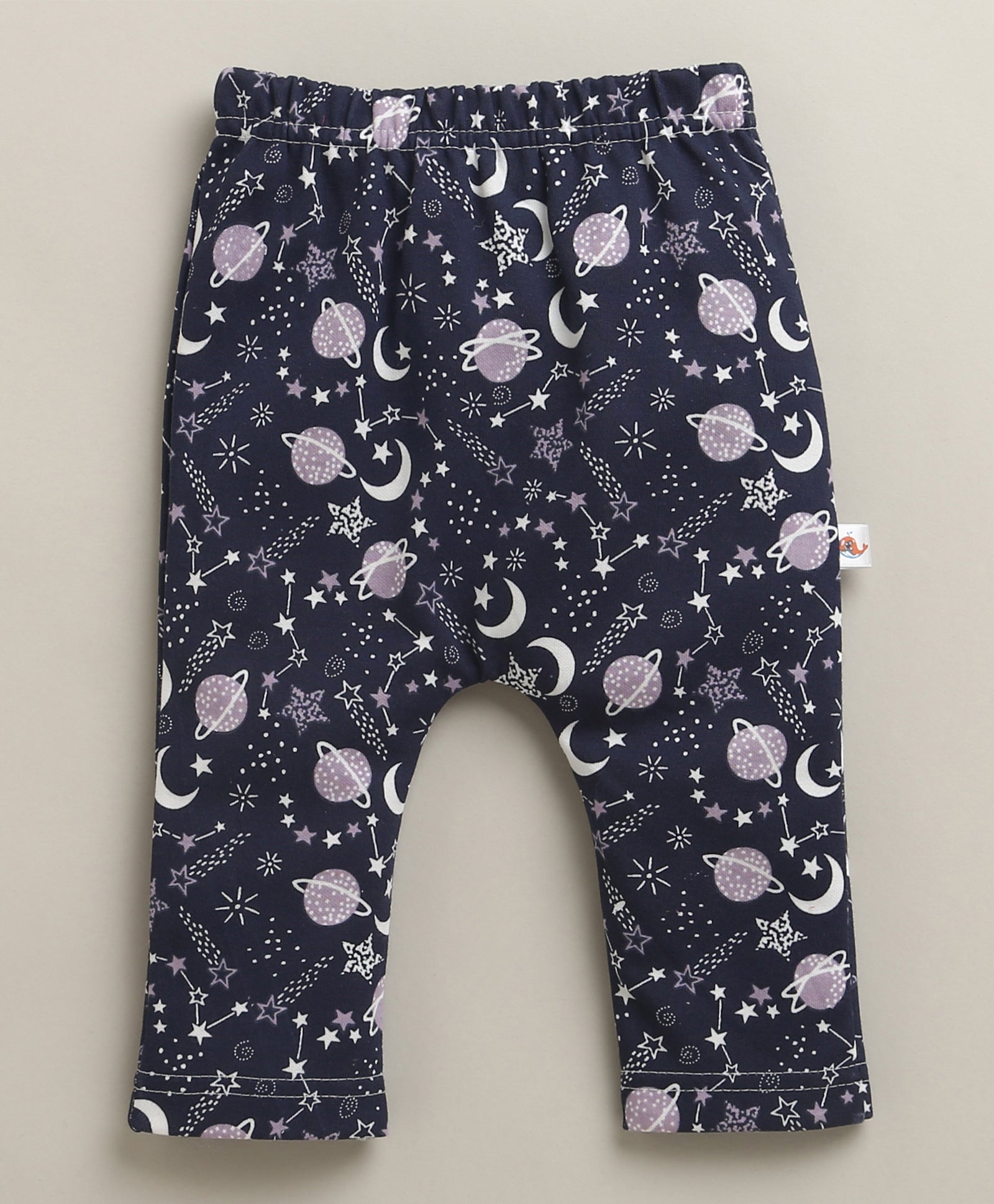 Lavender & Peach Baby Girls Diaper Pants / Leggings / Pyjamas Pack Of 3