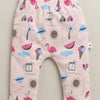 Lavender & Peach Baby Girls Diaper Pants / Leggings / Pyjamas Pack Of 3