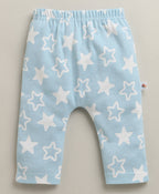 Bumzee Navy & Coral Graphic Print Diaper Pants, Pack of 3, 100% Cotton