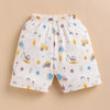 BUMZEE Cream Baby Boys Half Sleeves Jabla & Short Set