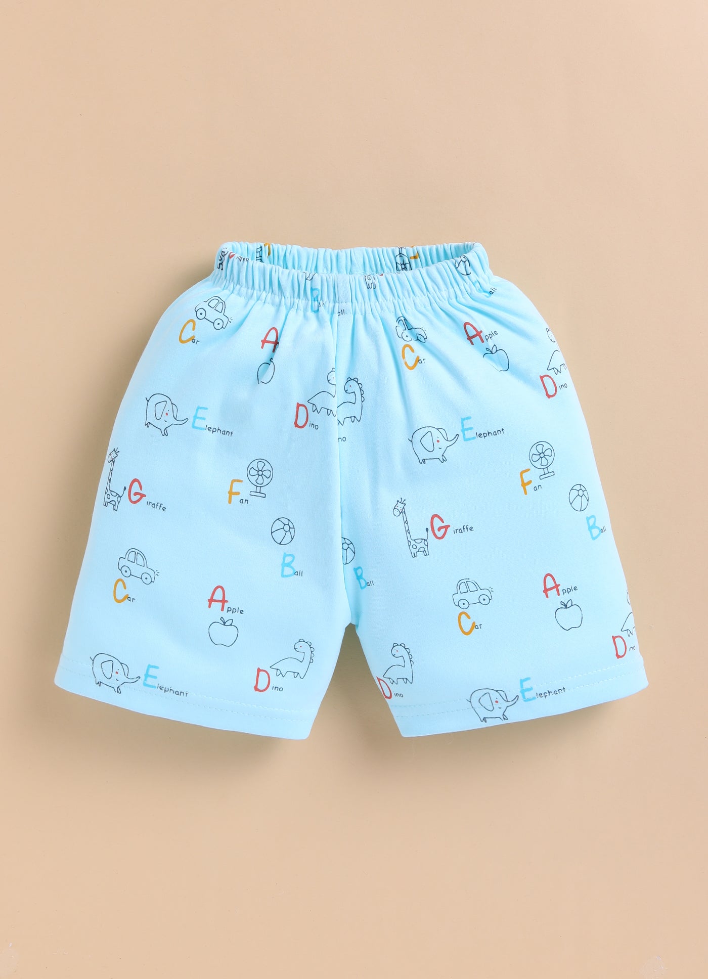 BUMZEE Blue Baby Boys Half Sleeves Jabla & Short Set