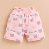 BUMZEE Peach Baby Boys Half Sleeves Jabla & Short Set
