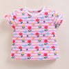 BUMZEE White & Pink Girls Half Sleeves T-Shirt & Short Set