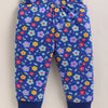 Navy Girls Full Sleeves Cotton T-Shirt & Pyjama Set