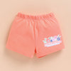 BUMZEE Orange & Navy Girls Shorts Pack of 2