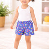 BUMZEE Orange & Navy Girls Shorts Pack of 2