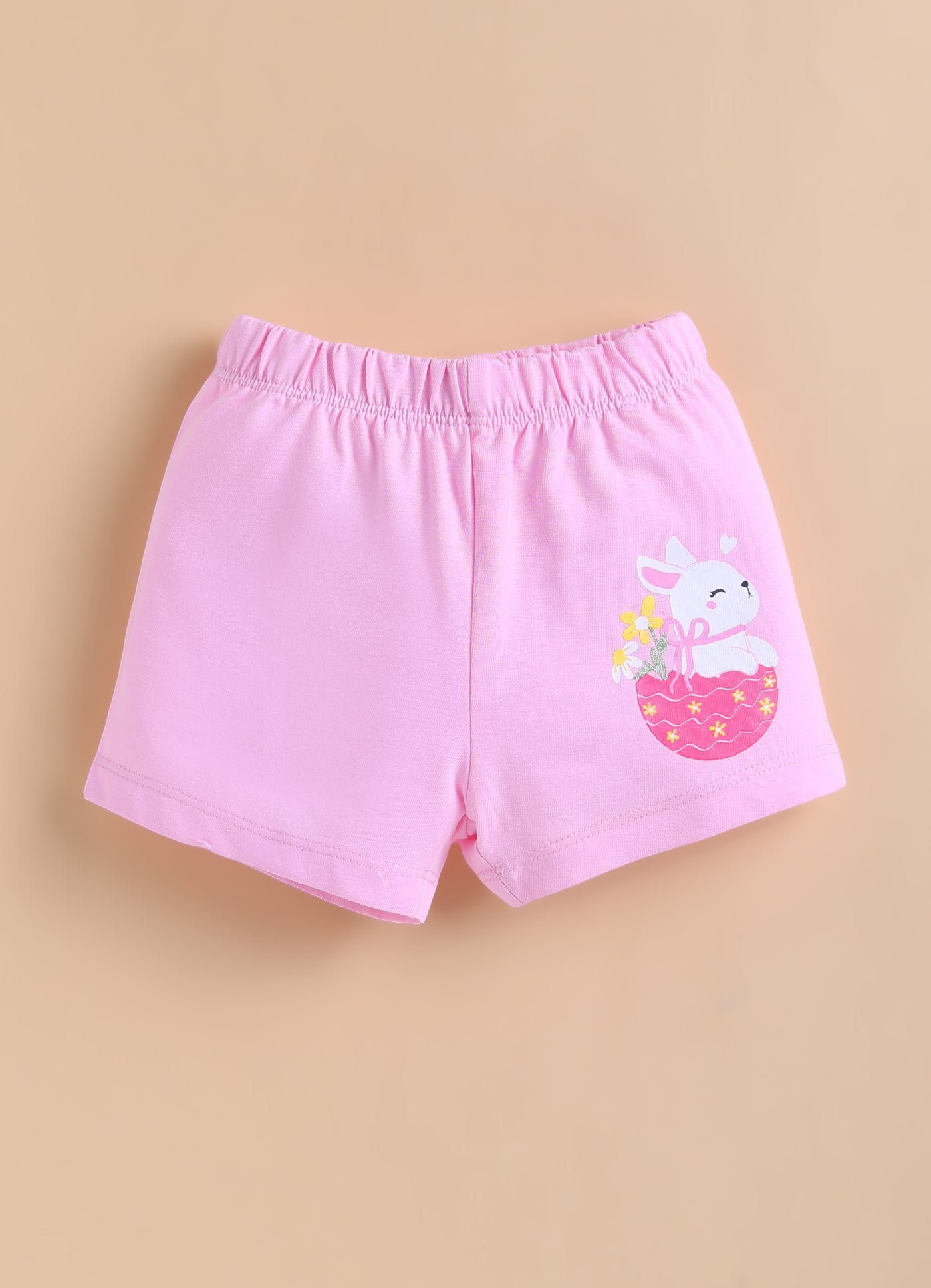 BUMZEE Pink & Navy Girls Shorts Pack of 2