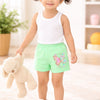 BUMZEE Green & Pink Girls Shorts Pack of 2
