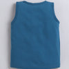 BUMZEE Teal & Yellow Boys Sleeveless T-Shirt & Short Set