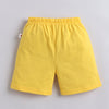BUMZEE Teal & Yellow Boys Sleeveless T-Shirt & Short Set