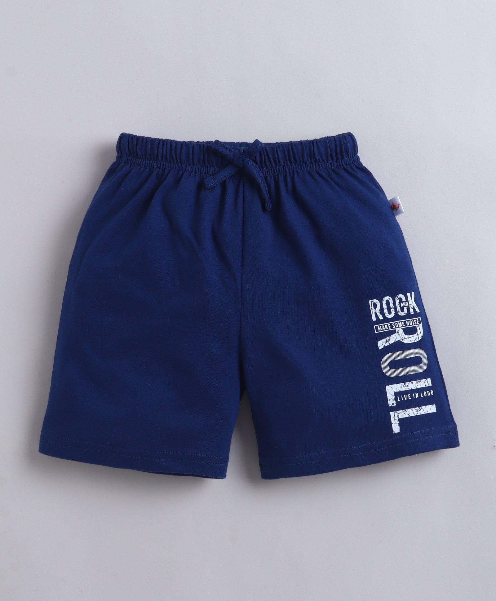 BUMZEE Blue & Navy Boys Half Sleeves T-Shirt & Short Set