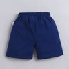 BUMZEE Blue & Navy Boys Half Sleeves T-Shirt & Short Set