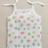 Boys Sleeveless Pure Cotton Muslin Knot Jabla White Pack of 2
