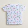 White Baby Boys Half Sleeves Pure Cotton Muslin Jabla & Short Set