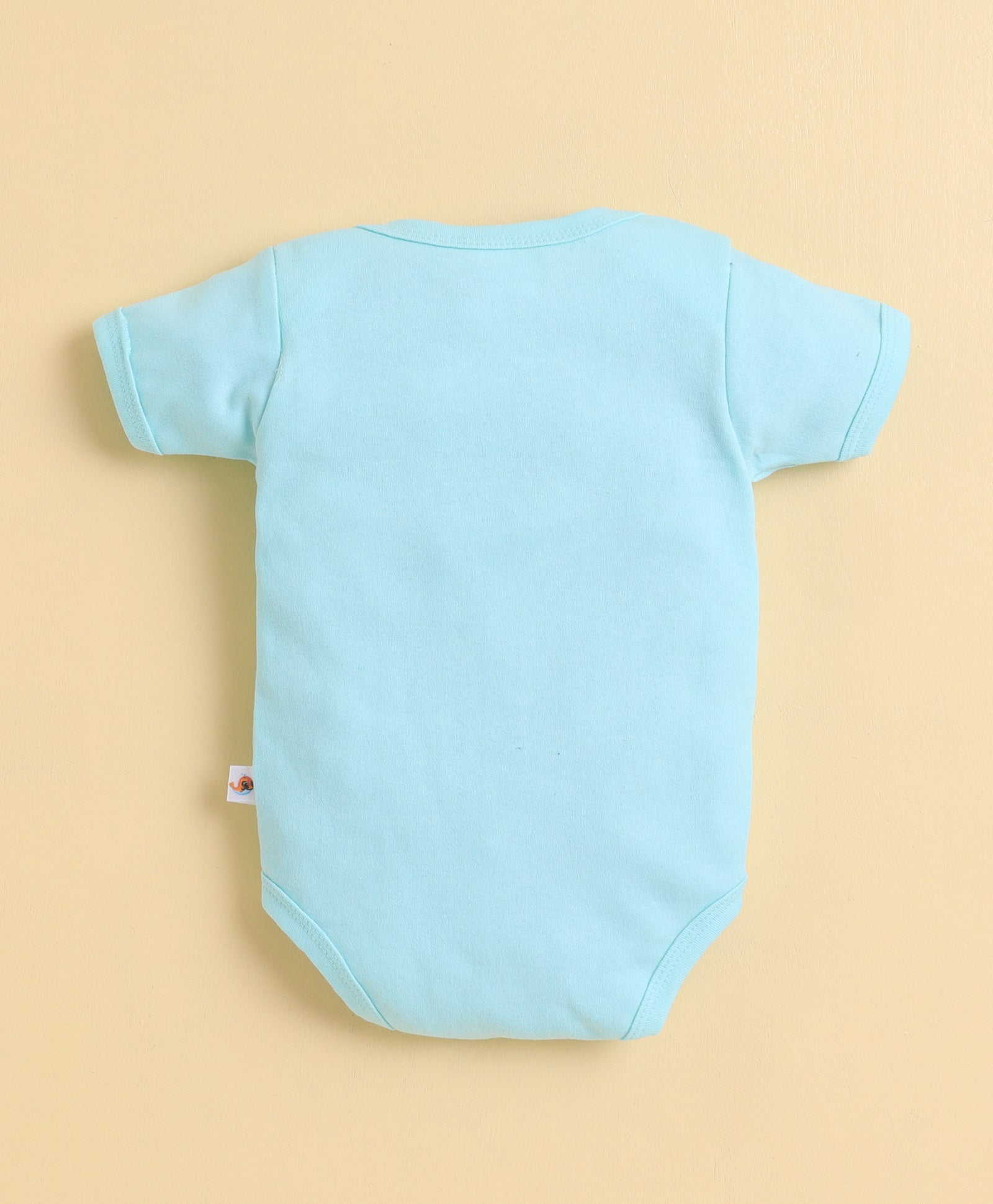 Mint & White Boys Half Sleeves Bodysuit Pack Of 3
