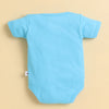 Blue & White Boys Half Sleeves Bodysuit Pack Of 3