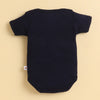 Navy & White Boys Half Sleeves Bodysuit Pack Of 3